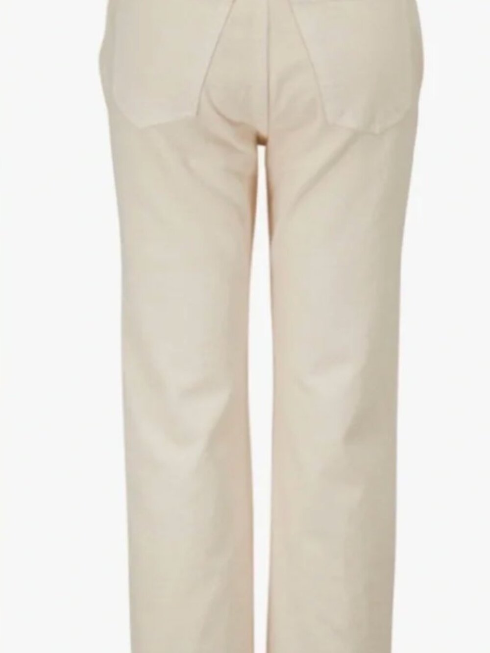 KHAITE | ABIGAIL | Straight leg off white / cream denim pants | 26 (BRAND NEW) - Picture 3 of 8